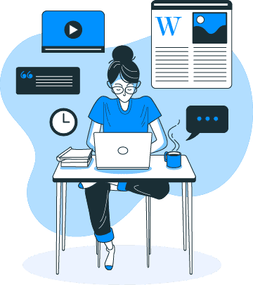 Content Writing Services Illustration