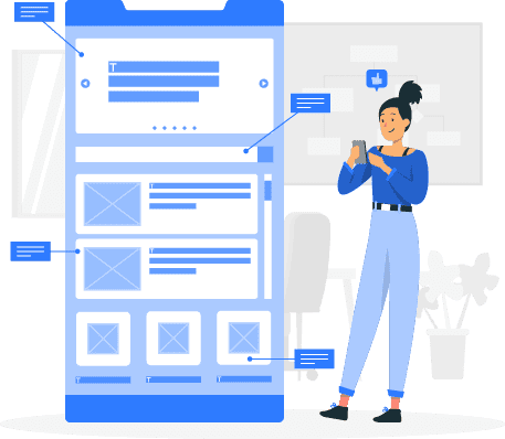 Flutter App Development Illustration