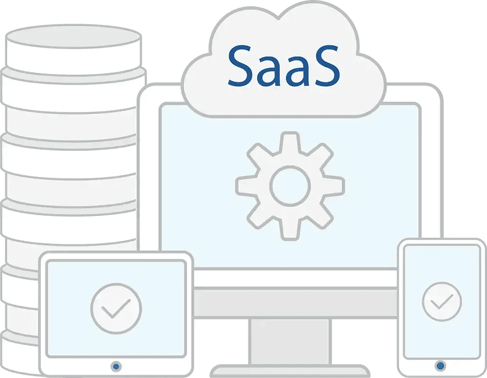SaaS Development Illustration